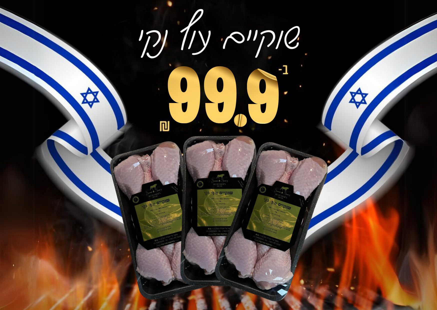 שוקיים 3 ב - 99.99